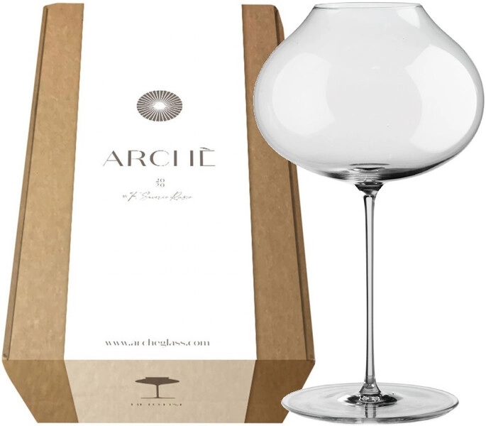 Бокал F. Saverio Russo, Arche 2020 Suggestioni in Bianco, gift box, 0.905 л