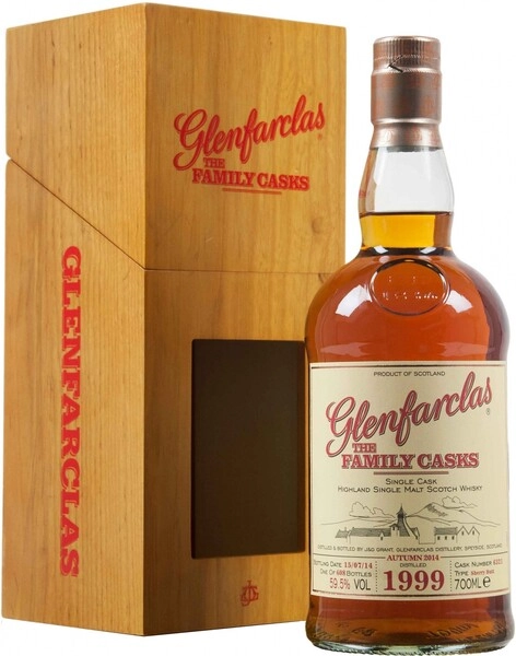 Виски Glenfarclas 1999 Family Casks, in gift box, 0.7 л
