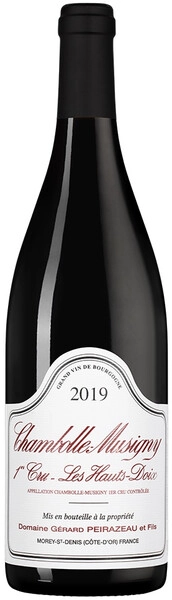 Вино Domaine Gerard Peirazeau, Chambolle Musigny 1-er Cru Les Hauts-Doix AOC, 2019