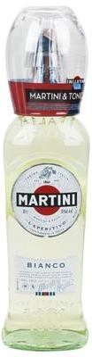 Вермут Martini Bianco with glass, 1 л
