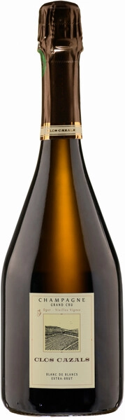 Шампанское Claude Cazals, "Clos Cazals" Blanc de Blancs Grand Cru Extra Brut, Champagne AOC, 2015