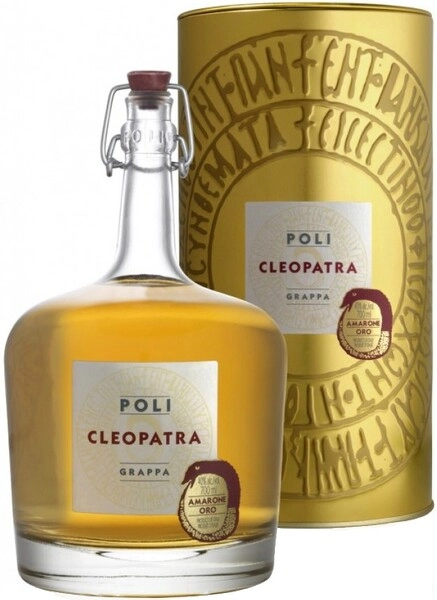 Граппа Cleopatra Amarone Oro, gift tube, 0.7 л