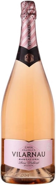 Игристое вино Vilarnau Brut Reserva Rose Delicat, Cava DО, 2022, 1.5 л