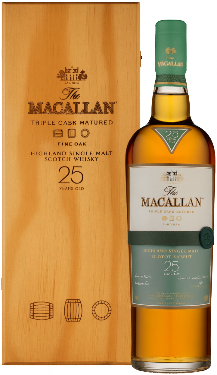 Виски Macallan Fine Oak 25 Years Old, gift box, 0.7 л