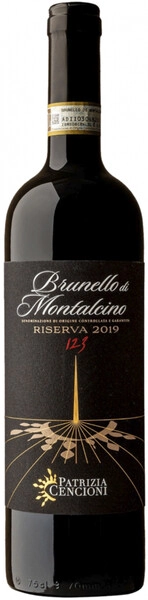 Вино Patrizia Cencioni, 123 Brunello di Montalcino Riserva DOCG, 2019
