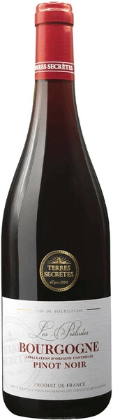 Вино Terres Secretes, Les Preludes Pinot Noir, Bourgogne AOC