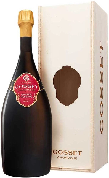 Шампанское Gosset, Brut Grande Reserve, wooden box, 3 л