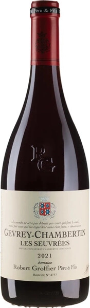 Вино Domaine Robert Groffier Pere & Fils, Gevrey-Chambertin Les Seuvrees AOC, 2021