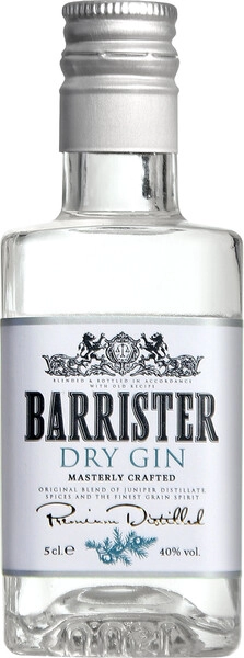 Джин Barrister Dry Gin, 50 мл