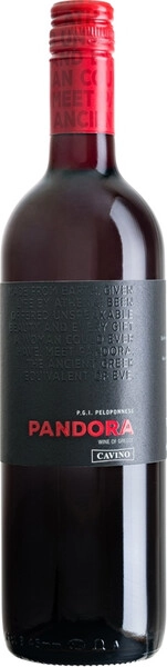 Вино Cavino, Pandora Red, Peloponnese PGI, 2022