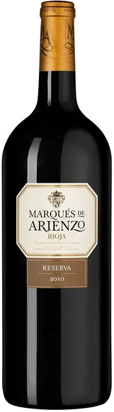 Вино Marques de Riscal, "Marques de Arienzo" Reserva, Rioja DOC, 2010, 1.5 л