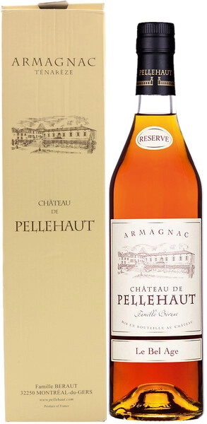 Арманьяк Chateau de Pellehaut Reserve Le Bel Age, gift box, 0.7 л