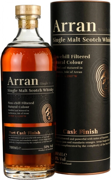 Виски Arran Port Cask Finish, in tube, 0.7 л