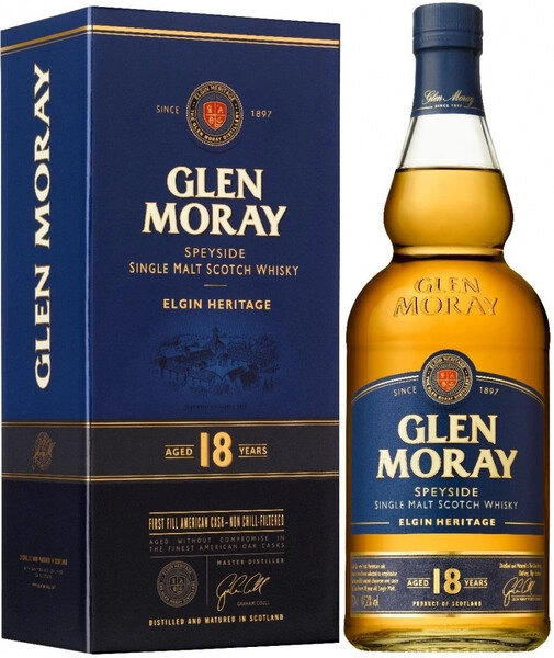 Виски Glen Moray Elgin Heritage 18 years, gift box, 0.7 л