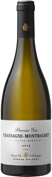 Вино Pierre Brisset, Chassagne-Montrachet 1-er Cru La Grande Montagne AOC, 2018