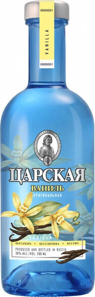 Водка Царская Оригинальная Ваниль, 0.5 л