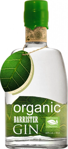 Джин "Barrister" Organic Gin, 0.7 л