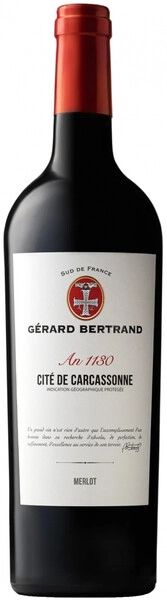 Вино Gerard Bertrand, Heritage An 1130 Cite de Carcassonne IGP Rouge, 2020