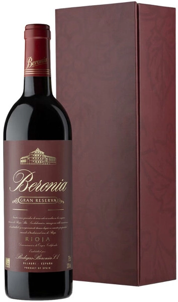 Вино Beronia Gran Reserva, Rioja DOC, 1987, gift box