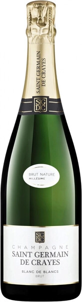 Шампанское Saint Germain de Crayes Millesime Blanc de Blancs Brut Nature, Champagne АОC, 2007