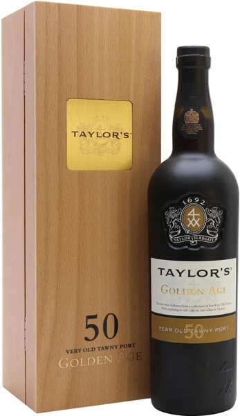 Портвейн Taylor's, Golden Age Tawny Port 50 Years Old, wooden box