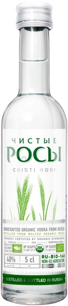 Водка Чистые Росы, 50 мл