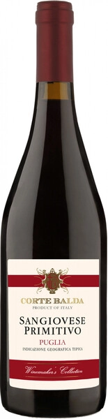 Вино Corte Balda Sangiovese Primitivo, Puglia IGT, 2021