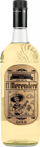 Текила "El Merendero" Gold, 1 л