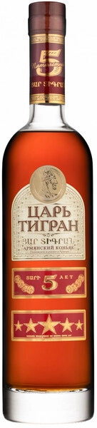 Коньяк Царь Тигран 5-летний, 0.5 л