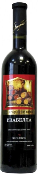 Вино Skoliovin, Isabella Red Semi-Sweet, 2023