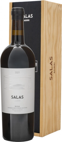 Вино Aiurri, Salas, Rioja DOC, 2021, wooden box