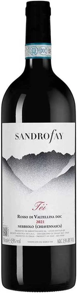 Вино Sandro Fay, "Tei" Rosso di Valtellina DOC, 2021