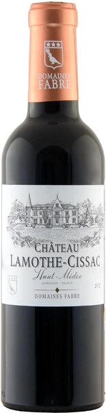Вино Chateau Lamothe-Cissac Cru Bourgeois, Haut-Medoc AOC, 2015, 375 мл