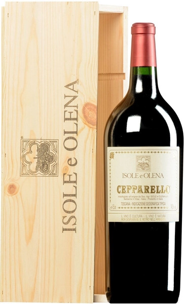 Вино Isole e Olena, Cepparello, Toscana IGT, 2021, wooden box, 3 л
