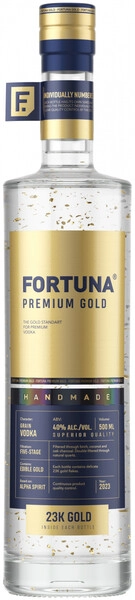 Водка Fortuna Premium Gold, 0.5 л