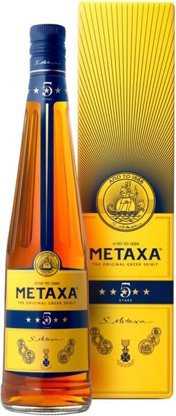 Бренди Metaxa 5*, gift box, 0.7 л