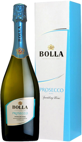 Игристое вино Bolla, Prosecco DOC Extra Dry, gift box