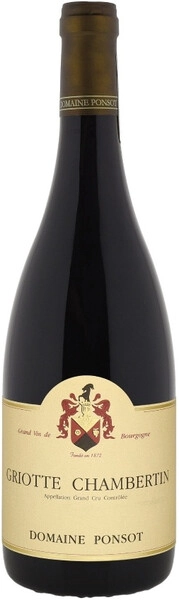 Вино Domaine Ponsot, Griotte Chambertin Grand Cru AOC, 2001