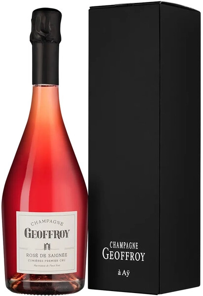 Шампанское Champagne Geoffroy, "Rose de Saignee" Brut Premier Cru, gift box