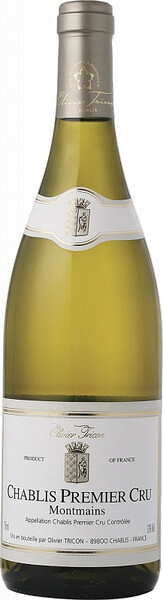 Вино Olivier Tricon, Chablis Premier Cru "Montmains" AOC, 2016