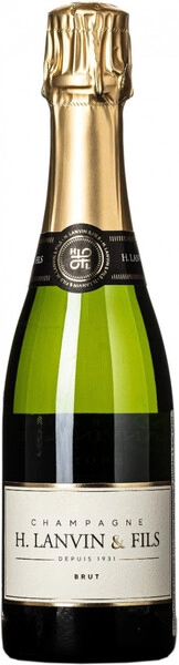 Шампанское Champagne H. Lanvin & Fils, Brut, 2019, 375 мл