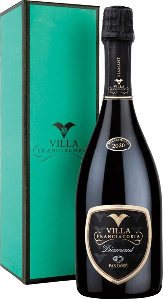 Игристое вино Villa Franciacorta, "Diamant" Pas Dose, Franciacorta DOCG, 2020, gift box