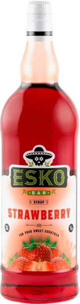 Сироп Esko Bar, Strawberry, 1 л