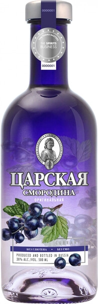 Водка Царская Оригинальная Смородина, 0.5 л