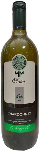 Вино Tikves, MM Classic Chardonnay, 1 л