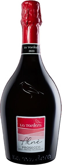 Игристое вино La Tordera, Alne Millesimato Extra Dry Prosecco, Treviso DOC, 2023