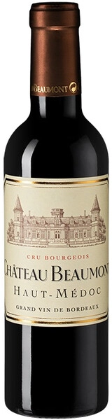 Вино Chateau Beaumont, Haut-Medoc AOC Cru Bourgeois Superieur, 2016, 375 мл