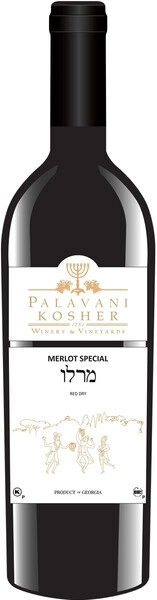Вино Palavani, Merlot Special Kosher, 2023