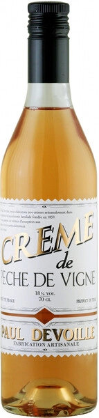 Ликер Paul Devoille, Creme de Peche de Vigne, 0.7 л