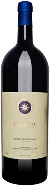 Вино Sassicaia, Bolgheri Sassicaia DOC, 2013, 3 л